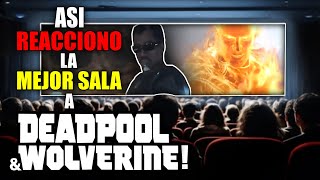 ASI REACCIONO LA MEJOR SALA DE CINE A DEADPOOL amp WOLVERINE  ESCENAS Y REACCION DEL PUBLICO [upl. by Bj]