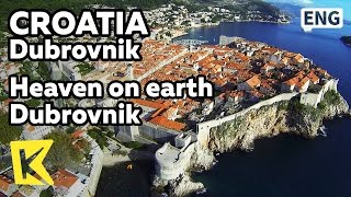 【K】Croatia TravelDubrovnik크로아티아 여행두브로브니크지상낙원 두브로브니크Pile GateRolandMarin DrzicRectors Palace [upl. by Etneciv]