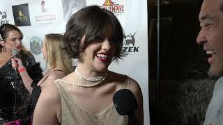 Tedra Rogers Carpet Interview at Halloween Hotness 2024 [upl. by Voltmer]