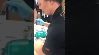 Surgical Cricothyrotomy Demonstration [upl. by Osswald]