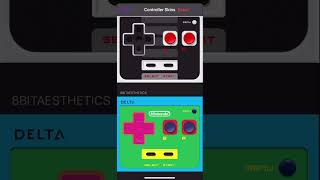 Change Controller Skin in Delta emulator gaming retrogaming tutorial ios iphone mobilegaming [upl. by Justinian50]