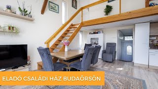 ELADÓ  Azonnal birtokba vehető 105m2es panorámás kétgenerációs családi ház Budaörsön [upl. by Giulia]