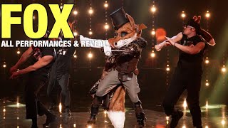 The Masked Singer Fox All Clues Performances amp Reveal [upl. by Dnob]