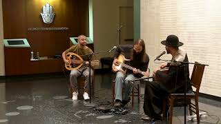 Ahmed Alshaibas impromptu performance wYemen Blues Duo at the 2nd American Sephardi Music Festival [upl. by Ehrenberg191]