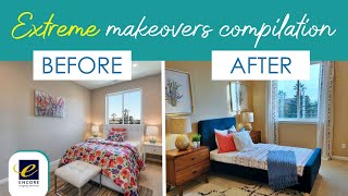 EXTREME MAKEOVERS BEFOREAFTER HOUSE FLIP TRANSFORMATIONS  HOME STAGING COMPILATION OVER 2 HOURS [upl. by Rossen]