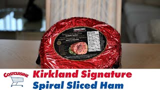 Kirkland Signature Spiral Sliced Ham Costco Food Review [upl. by Maitland]