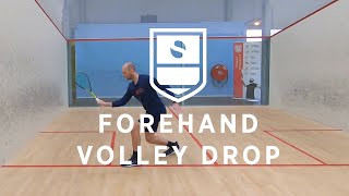 Squash Tips amp Tricks Forehand volley drop [upl. by Yevrah]