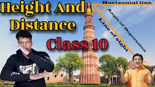 Height and Distance Ex 14 Introduction Q1 Q2 Class 10 CBSE RS Aggarwal  Rajmith study [upl. by Prochora736]