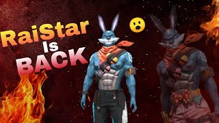 Raistar Is Back 😮  raistar  free fire [upl. by Henry]