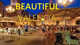 Valencia Nightlife 2024 🇪🇸 City to visit in sommer vacation 4K UHD [upl. by Anaihk745]