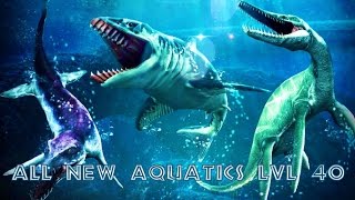 Jurassic World The Game  All New Aquatics [upl. by Kyd388]