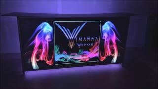 LED Lighted Portable Bar for Vimanna Vapor [upl. by Rimaj]