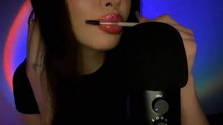 ASMR Spoolie Nibbling👄mouth sounds no talking🍭 [upl. by Audrye]