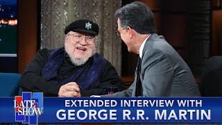 quotI Wish I Had A Dragon I Could Fly To The Kremlinquot  EXTENDED INTERVIEW with George RR Martin [upl. by Ardnaet659]