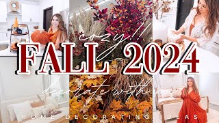 FALL 2024 🍁 CLEAN AND DECORATE WITH ME  DECORATING IDEAS [upl. by Yeltnarb]