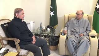 Prime Minister Muhammad Shahbaz Sharif arrived at Zardari House Islamabad [upl. by Erfert]