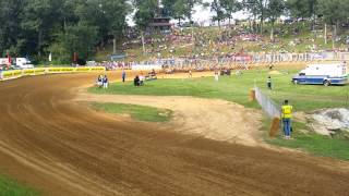 Sammy Halbert crash at Peoria TT [upl. by Ullund411]