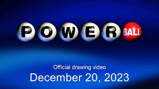 Powerball drawing for December 20 2023 [upl. by Nedda984]