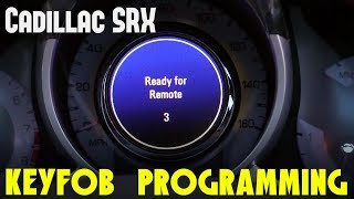 20102016 Cadillac SRX Key Fob Programming Guide [upl. by Eniawtna642]