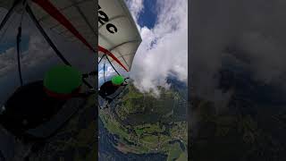 Vol en deltaplane  Hang glider flight  Spectre de Broken  Broken spectrum  8K resolution [upl. by Namra]