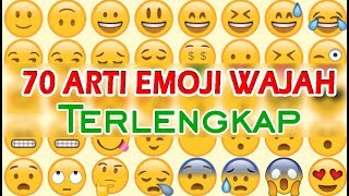 70 Arti Emoji Whatsapp Wajah Terlengkap  Jangan Sampai Keliru Pake [upl. by Gnek]