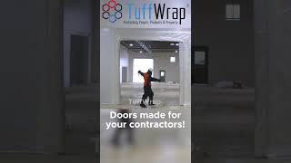 Sasquatch vs TuffWrap Pocket Door construction architecture constructiondesign renovation reno [upl. by Betthezul]