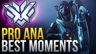 BEST PRO ANA MOMENTS  Overwatch Montage [upl. by Eellehs]