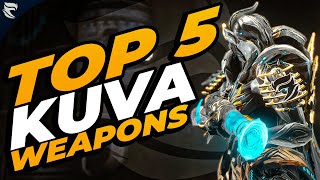 Warframe Top 5 BEST Kuva Weapons [upl. by Vaas]