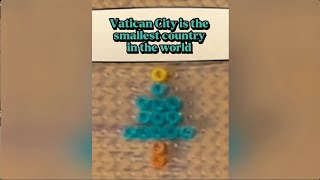 Vatican City Is the Smallest Country In the World  Satisfying Bead Crafts  fact facts vatican [upl. by Derraj]