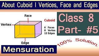 About Cuboid I Vertices Face and Edges I 3D shapes I CBSE maths I by learning hall part 5 [upl. by Drabeck]