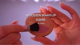 ASMR  No Talking  Wooden Makeup First Person  Layered Sounds amp Tapping for a Deep Sleep 🍁 [upl. by Gilberto]