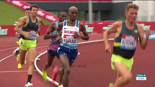 Mo Farah Win Mens 3000m Birmingham Diamond League 2017 [upl. by Win960]