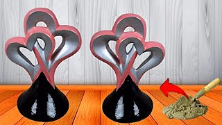 Easy cement craft for table showpiece making with Cement  at home decor star kraft [upl. by Noroj]