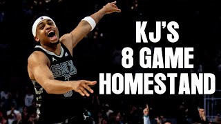 Highlights from Keldon Johnsons EIGHT GAME Homestand in San Antonio [upl. by Mcleroy]