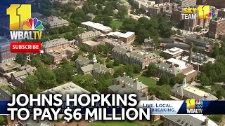 Hopkins to pay 6 million after lawsuit [upl. by Eiffe]