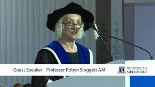 Graduation Occasional Address by Robyn Sloggett [upl. by Stafford436]