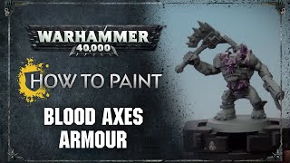 How to Paint Blood Axes Armour [upl. by Nahk]