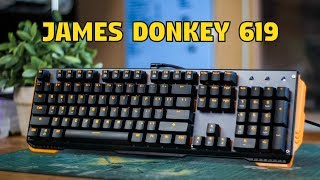 James Donkey 619 Mechanical Keyboard  Unboxing amp Review [upl. by Anestassia104]