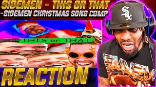 NoLifeShaq REACTS to a TRASH Sidemen Christmas Song amp A BANGER ONE [upl. by Bauske]