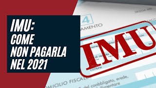 IMUcome non pagare lIMUScoprilo qui Consulente Finanziario Roma Alfonso Selva [upl. by Palmore]