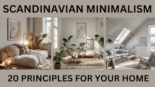 Embrace Scandinavian Minimalism 20 Creative Ideas for Your Home [upl. by Eceinaj]