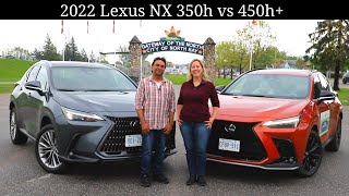 A comparison review of the 2022 Lexus NX 350h vs 450h  DupLexus EcoSpin Week Part 44 [upl. by Boykins]