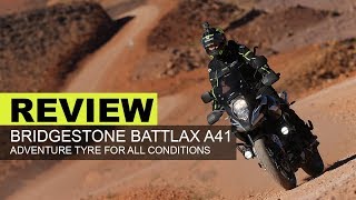 REVIEW  Bridgestone Battlax Adventure A41 [upl. by Aikenat]