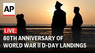 Dday LIVE Commemorative events underway across Europe on 80th anniversary [upl. by Marcin]