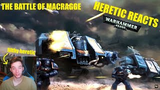 HERETIC Reacts  TYRANIDS FIRST CONTACT amp The Battle of Macragge  WARHAMMER 40000 Lore  History [upl. by Diraf]