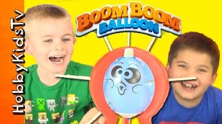 Who POPS the Balloon Game with HobbyKidsTV [upl. by Andel]