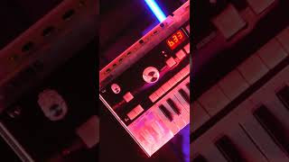 Crystal Edition microKORG under lights 😍😍 korg [upl. by Neerod]