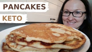 PYSZNE NALEśNIKI Z MĄKI MIGDAŁOWEJ KETOGENICZNE PANCAKES [upl. by Yvad]