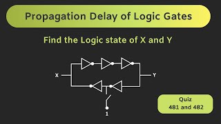 Propagation Delay of Logic Gates Digital Electronics  Quiz  481 and 482 [upl. by Mathilde685]