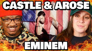 THERES SOMETHING IN MY EYE  Eminem  CASTLE amp AROSE  Reaction [upl. by Allit]